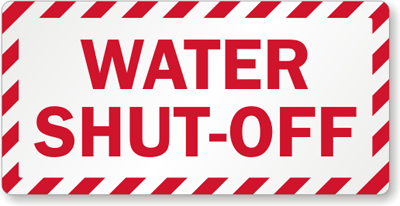 Image result for water shut off