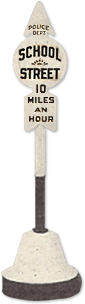 Speed Limit Arrow Sign