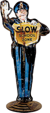 School Zone Sign from 50’s