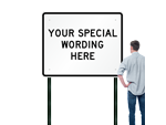 48" x 60" Custom Horizontal Signs