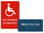 ADA Braille Accessibility Signs