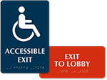 ADA Exit Signs