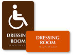 ADA Dressing Room Signs