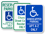 Custom ADA Parking Signs