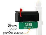 Address Plaques for Mailbox