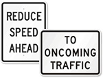 Advance Traffic Control Signs