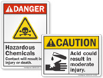 ANSI Chemical Signs