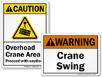 ANSI Crane Signs