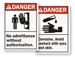 ANSI Danger Signs