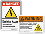 ANSI Electrical Signs