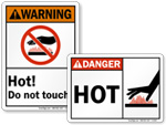 ANSI Hot Signs