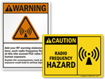 RF Warning Signs