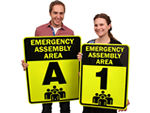Assembly Area Signs