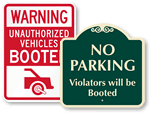 Auto Boot Signs