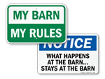 Funny Signs for your Farm & Barn