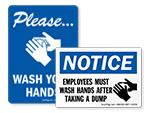 Bathroom Etiquette Signs