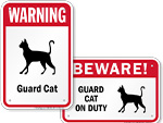 Beware of Cat Signs