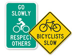 Bicycle Crossing Signs