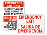 Bilingual Exit Signs