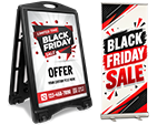 Black Friday Sale Signs