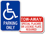 California Parking Signs