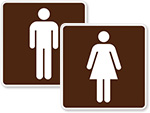 Bathroom Signs for Parks