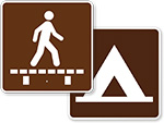 Campground Guide Signs