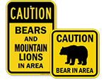 Bear Proof Dumpster Signs