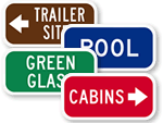 Campground Parking Signs