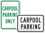 Carpool Parking Signs