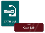  Cath Lab Door Signs