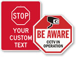 CCTV monitored Stop Signs