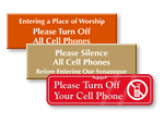 Cell Phone Signs For Doors
