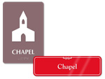 Chapel Door Signs