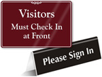 Check In Signs