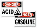 Chemical Identification Signs