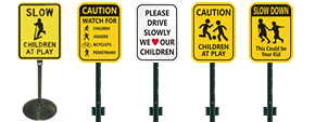 Children at Play Sign Kits