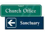 Church Office Signs