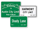 Custom City Limit Signs