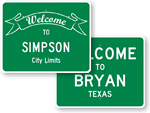 Custom City Signs