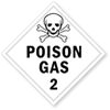Class 2 Poison and Toxic Gas Placards