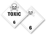 Class 6 Poison and Toxic Placards