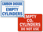 CO2 Fire Extinguisher Signs
