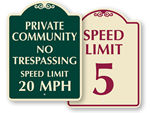 Community Speed Limit Signs