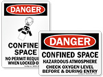 OSHA Confined Space Signs