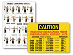 Crane Warning Labels