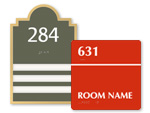 Custom Braille Room Number Signs