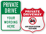 Custom Driveway Signs