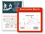 Custom Evacuation Map Holders