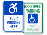 Custom ADA Parking Signs